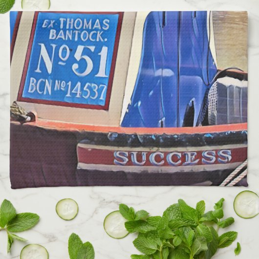 NARROWBOATS THEEDOEK (Gevouwen)