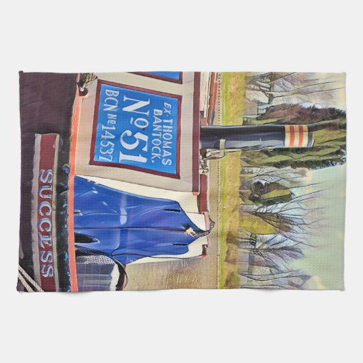 NARROWBOATS THEEDOEK (Horizontaal)