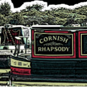 NARROWBOATS TIN SNEEUWVLOK ORNAMENT