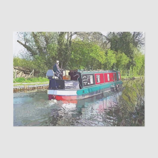 NARROWBOATS TISSUEPAPIER (Voorkant)