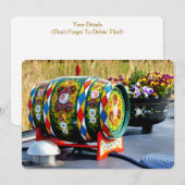 NARROWBOATS-uitnodiging (Voorkant / Achterkant)