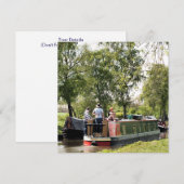 NARROWBOATS-uitnodiging (Voorkant / Achterkant)