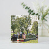 NARROWBOATS-uitnodiging (Staand voorkant)