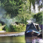 NARROWBOATS VIERKANTE BUTTON 5,1 CM