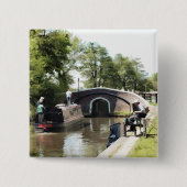 NARROWBOATS VIERKANTE BUTTON 5,1 CM (Voorkant)