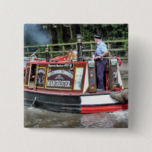 NARROWBOATS VIERKANTE BUTTON 5,1 CM (Voorkant)
