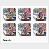 NARROWBOATS VIERKANTE STICKER (Vel)