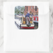 NARROWBOATS VIERKANTE STICKER (Tas)
