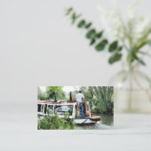 NARROWBOATS VISITEKAARTJE (Staand voorkant)