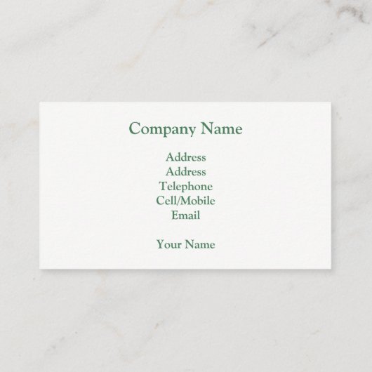 NARROWBOATS VISITEKAARTJE (Achterkant)