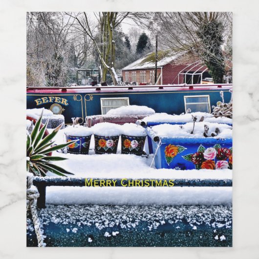 NARROWBOATS WIJN ETIKET (Enkel label)