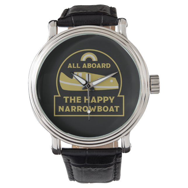 Narrowboot - Accessoires - Kanaalboot Gifts Doorm Horloge (Voorkant)