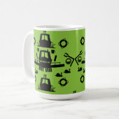 Narrowboot - Accessoires - Kanaalboot Gifts Doorm Koffiemok (Voorkant links)