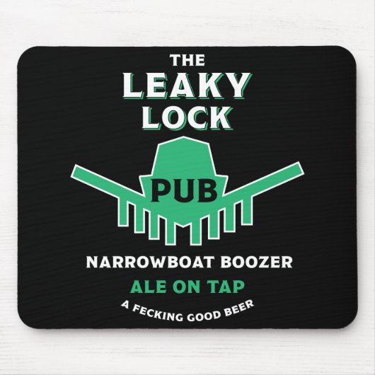 Narrowboot - Accessoires - Kanaalboot Gifts Doorm Muismat (Voorkant)