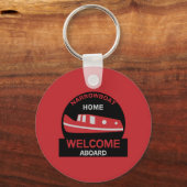 Narrowboot - Accessoires - kanaalboten Sleutelhanger (Voorkant)