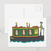 Narrowboot Briefkaart (Voorkant / Achterkant)