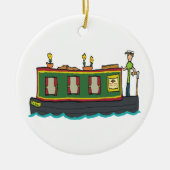 Narrowboot Keramisch Ornament (Voorkant)