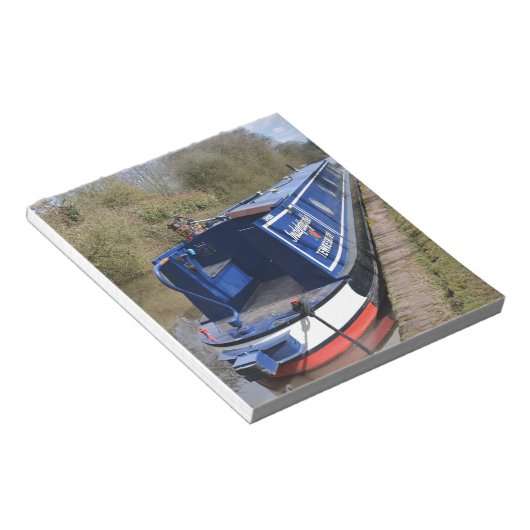 Narrowboot onbedwingbaar notitieblok (Schuin)