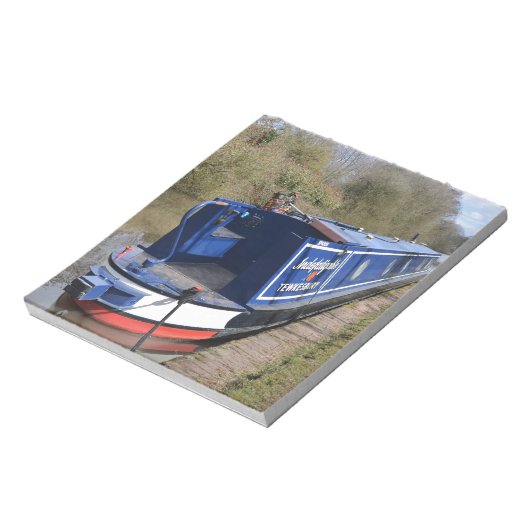 Narrowboot onbedwingbaar notitieblok (Linkerzijde)