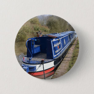 Narrowboot onbedwingbaar ronde button 5,7 cm