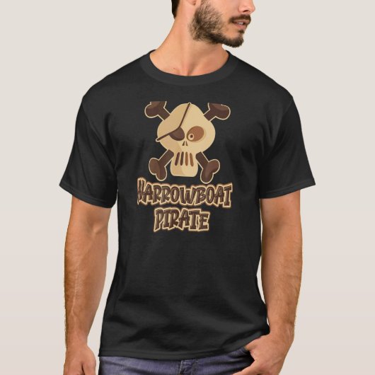Narrowboot Pirate Narrowboot Graphic T-shirt (Voorkant)