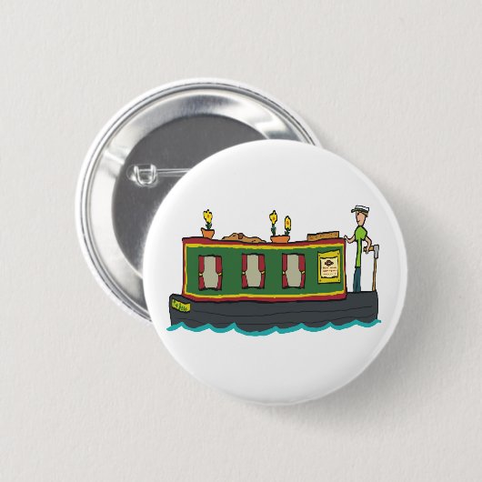 Narrowboot Ronde Button 5,7 Cm (Voorkant /achterkant)
