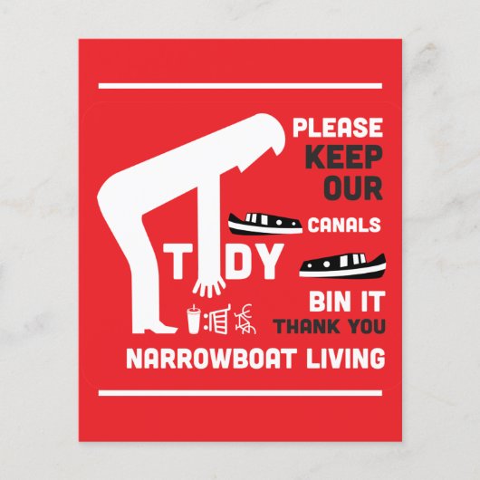Narrowboten en kanaalboten flyer (Voorkant)