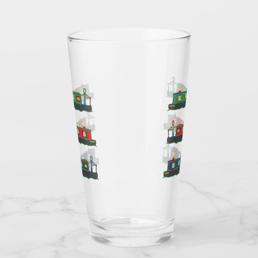 Narrowboten Glas (Rechts)