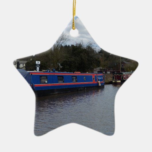 Narrowboten Keramisch Ornament (Voorkant)