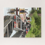 NARROWBOTEN OP HET KANAAL LEGPUZZEL (Horizontaal)