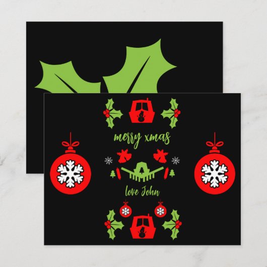 Narrowbots Xmas Canal Kerstmis (Voorkant / Achterkant)