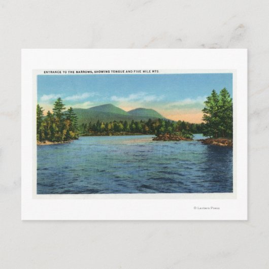 Narrows Entrance, Tongue en Five Mile Briefkaart (Voorkant)