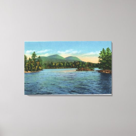 Narrows Entrance, Tongue en Five Mile Canvas Afdruk (Voorkant)