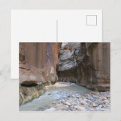 Narrows Zion National Park Briefkaart (Voorkant / Achterkant)