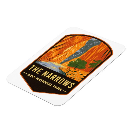 Narrows Zion National Park Magneet (Linkerzijde)