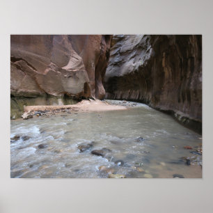 Narrows Zion National Park Poster