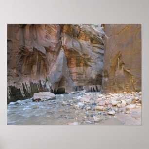 Narrows Zion National Park Poster