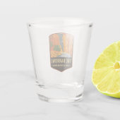 Narrows Zion National Park Shot Glas (Achterkant)