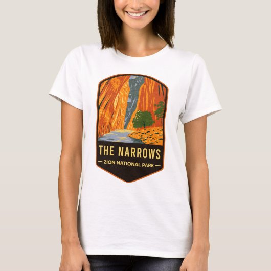 Narrows Zion National Park T-shirt (Voorkant)