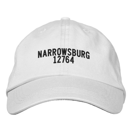 Narrowsburg  New York Hoed Geborduurde Pet (Voorkant)