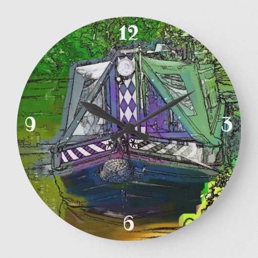 NARRROWBOATS GROTE KLOK (Voorkant)