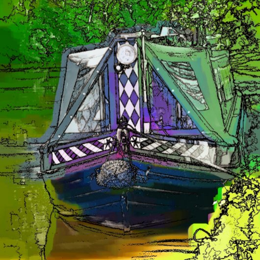 NARRROWBOATS GROTE KLOK