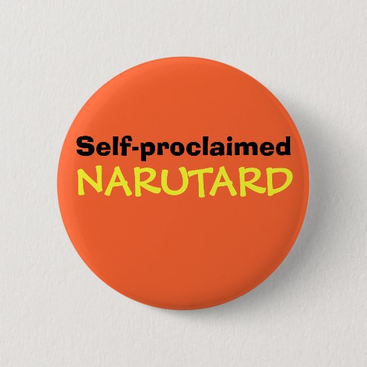 NARUTARD RONDE BUTTON 5,7 CM (Voorkant)