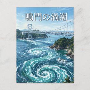 Naruto-draaikolken Japan Briefkaart
