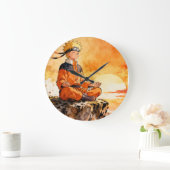 Naruto Watercolor Anime Art Grote Klok (Huis)