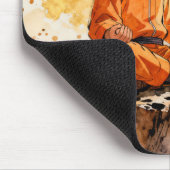 Naruto Watercolor Anime Art Muismat (Hoek)