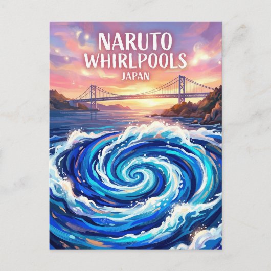 Naruto Whirlpools Japan Briefkaart (Voorkant)