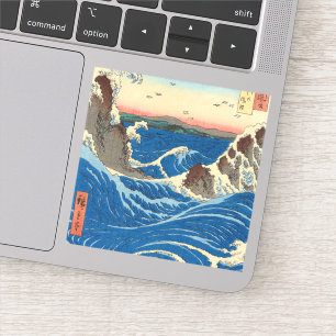 Naruto Whirlpools, provincie Awa, 1855, door Hiros Sticker