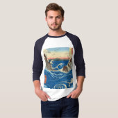 Naruto Whirlpools, provincie Awa, 1855, door Hiros T-shirt (Voorkant volledig)