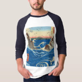 Naruto Whirlpools, provincie Awa, 1855, door Hiros T-shirt (Voorkant)